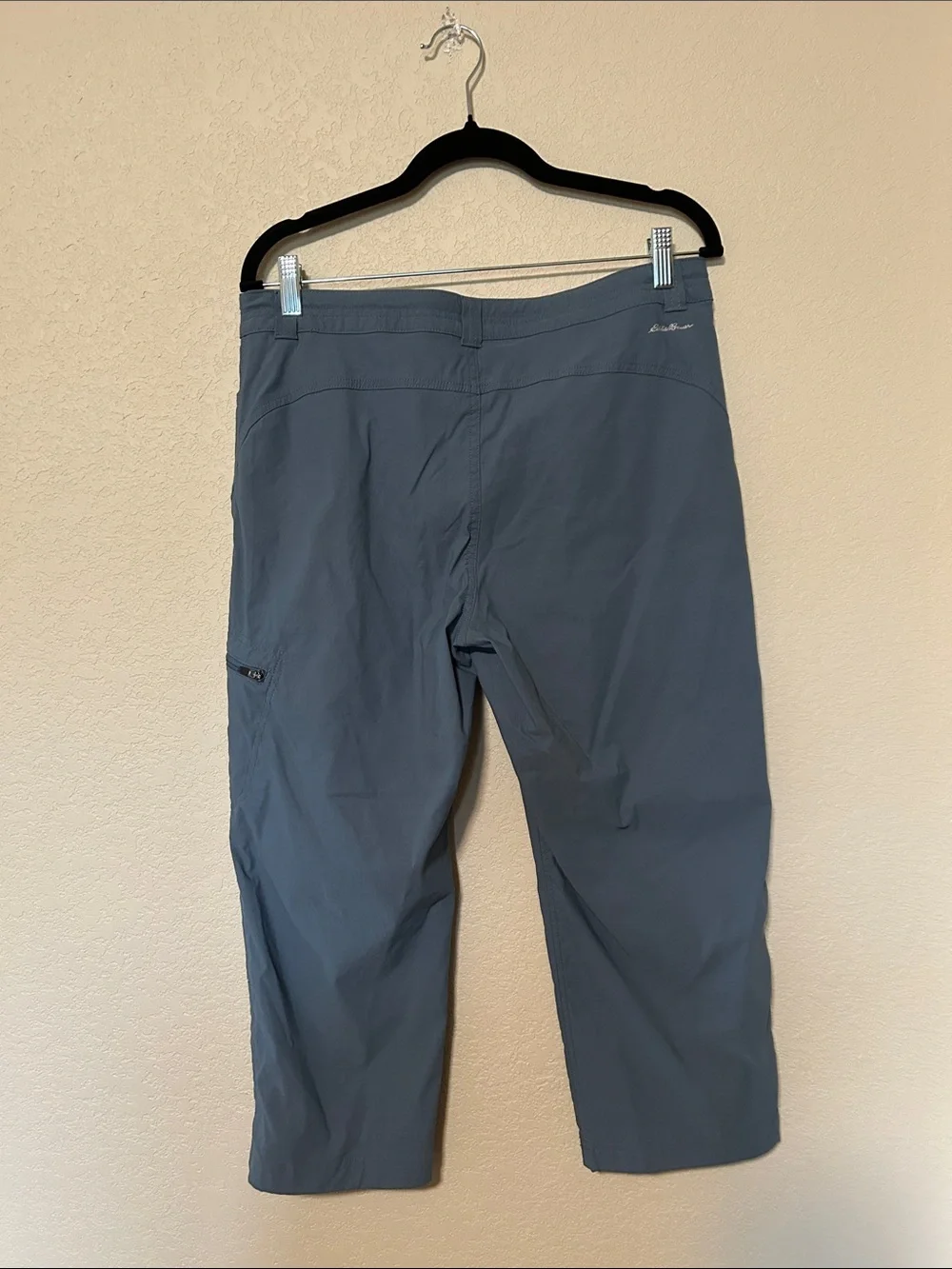 Eddie Bauer WR Women’s Tech Capri Size 8 Blue Lightweight Outdoor Hiking Travel